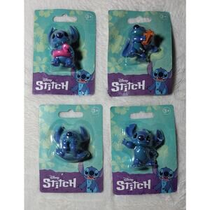 Disney Stitch Toy Mini Figure Cake Topper Just Play Lot Of 4
